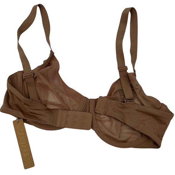 SKIMS Weightless Demi Bra Sienna Lightly Lined Smoothing Lightweight 34D NEW - Picture 5 of 9